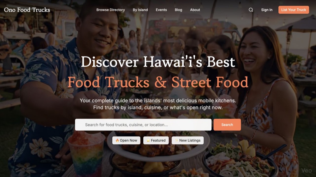 Ono Food Trucks website